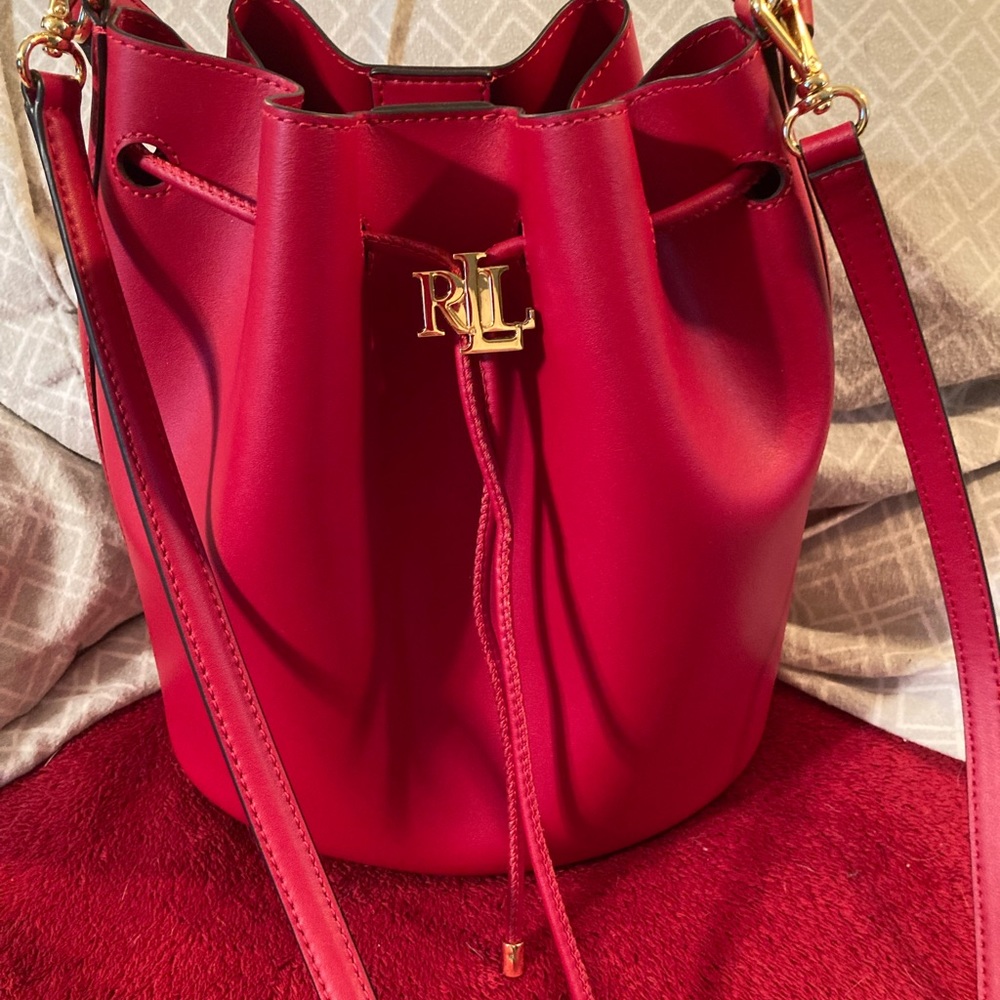 Ralph Lauren drawstring handbag